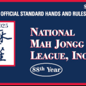 2025 National Mah Jongg League Card- When we get our cards from the league, we will put up for purchase